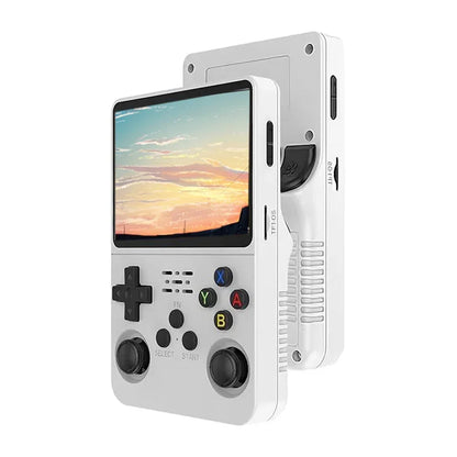 R36S Retro Games Console 3.5-Inch IPS Screen with Linux System Portable Pocket Retro Gaming Console 64GB 20000+ Classic Games