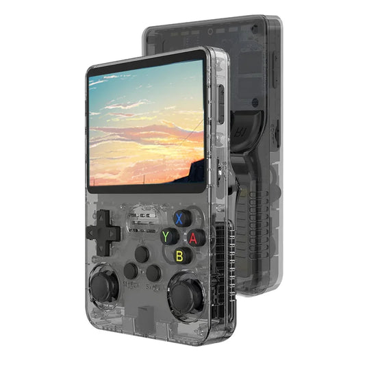 R36S Retro Games Console 3.5-Inch IPS Screen with Linux System Portable Pocket Retro Gaming Console 64GB 20000+ Classic Games