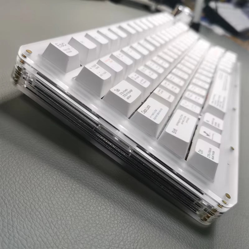 Custom PBT Cherry Profile Keycap Set - 131 Sublimated Keycaps for Cherry MX Mechanical Keyboards